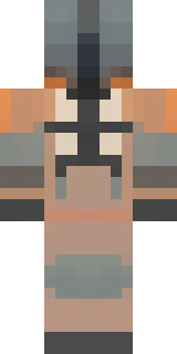 a battle-worn pilot in orange plating with scorch marks