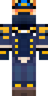 an airship captain in a navy coat with copper gadgets