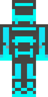 a neon cyber-ninja in dark bodysuit with teal light trim