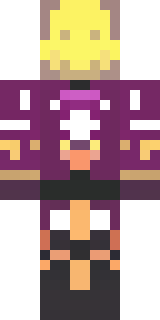 a nether hunter in crimson hide with glowing gold trim