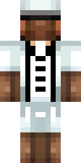 a cheerful chef in a white coat and tall hat with a wooden spoon