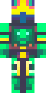 a knight in emerald armor holding a torch