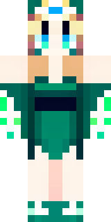 a queen in a flowing emerald gown with a silver tiara