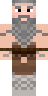 a viking warrior in fur and iron with a braided beard