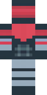 a shadow ninja in matte black with a red scarf