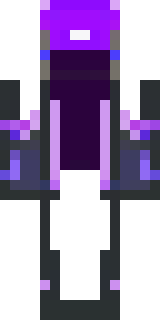 an end-realm sorcerer in obsidian robes with violet particles