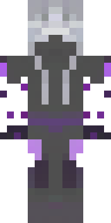 an end-realm sorcerer in obsidian robes with violet particles