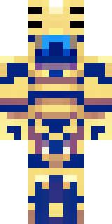 a piglin brute in gold armor with a snout and tusks