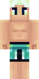 a summer surfer in board shorts with sun-bleached hair