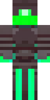 a fallen knight in blackened rusted armor with green glowing cracks