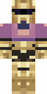 a piglin brute in gold armor with a snout and tusks