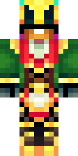 a golden pirate with an eyepatch and a parrot on the shoulder