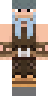 a viking warrior in fur and iron with a braided beard