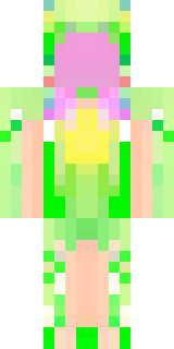 a spring fairy in a petal dress with translucent wings