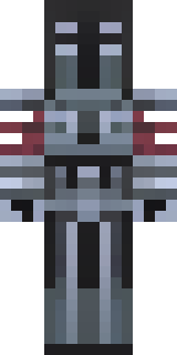 a shadowy vigilante in dark armored plating with a cape