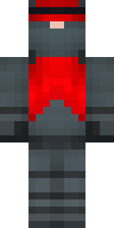 a shadow ninja in matte black with a red scarf