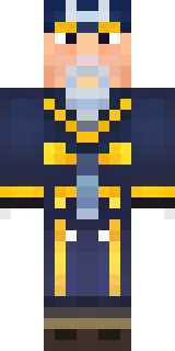 an airship captain in a navy coat with copper gadgets