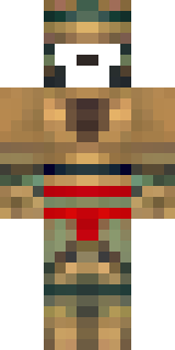 a gladiator in bronze arm guards and a red-plumed helmet