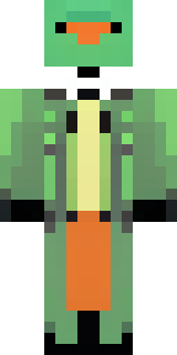 an anthropomorphic fox in a green explorer jacket