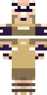 a piglin brute in gold armor with a snout and tusks
