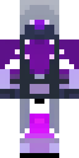 an end-realm sorcerer in obsidian robes with violet particles