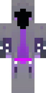 an end-realm sorcerer in obsidian robes with violet particles