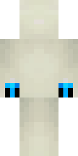 a snow fox spirit in white fur with blue markings