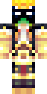 a golden pirate with an eyepatch and a parrot on the shoulder