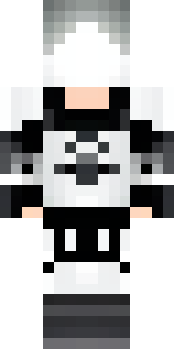 a white-clad ninja with silver throwing stars and a hood