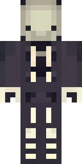 a necromancer in tattered black robes with a bone mask