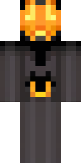 a Halloween pumpkin-headed figure in a dark cloak