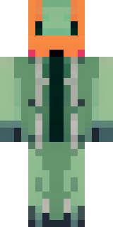 an anthropomorphic fox in a green explorer jacket