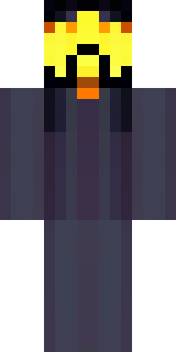a Halloween pumpkin-headed figure in a dark cloak