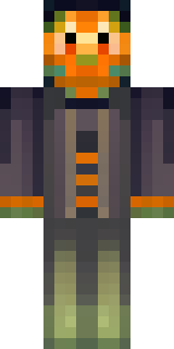 a Halloween pumpkin-headed figure in a dark cloak