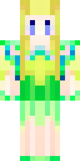 a spring fairy in a petal dress with translucent wings