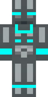 a neon cyber-ninja in dark bodysuit with teal light trim