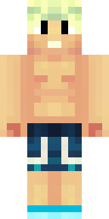 a summer surfer in board shorts with sun-bleached hair