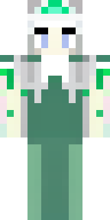 a queen in a flowing emerald gown with a silver tiara