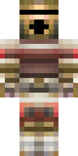 a gladiator in bronze arm guards and a red-plumed helmet