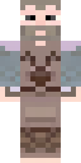 a viking warrior in fur and iron with a braided beard