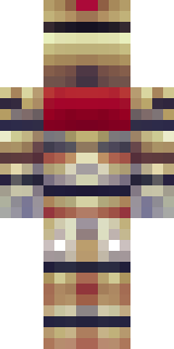 a gladiator in bronze arm guards and a red-plumed helmet