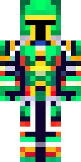 a knight in emerald armor holding a torch