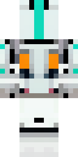 a mecha pilot in a white flight suit with a segmented helmet