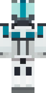 a mecha pilot in a white flight suit with a segmented helmet