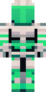 a knight in emerald armor holding a torch