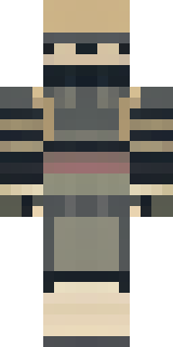 a ronin in weathered dark armor and a straw hat