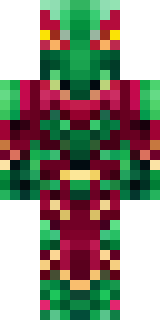 a dragon-rider in scaled crimson armor with leather wings