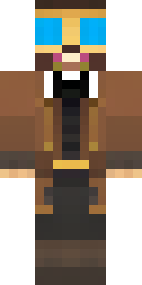 a steampunk inventor in a brown leather coat and brass goggles