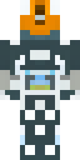 a mecha pilot in a white flight suit with a segmented helmet