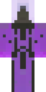 an end-realm sorcerer in obsidian robes with violet particles